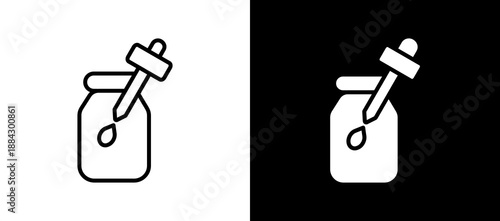 Body Oil lineglyph icon