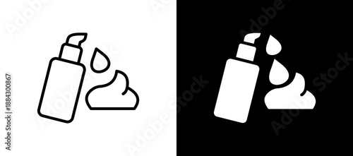 Lotion lineglyph icon