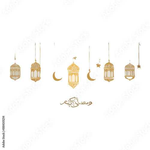 Vector illustration of a Russian Orthodox cathedral with iconic towers and silhouette design forming a festive Christmas city landmark background