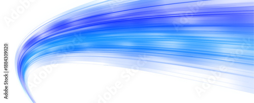 Light blue neon speed trail emphasizes smooth flow, balance, and elegant acceleration lines. PNG