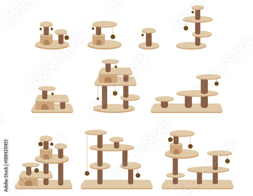 cat tower set1