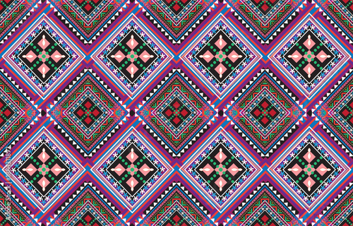 Aztec ethnic background design vector with a seamless pattern. Traditional motifs are illustrated. Element of a seamless pattern template.Traditional tribal pattern, texture, and background in ethnic 