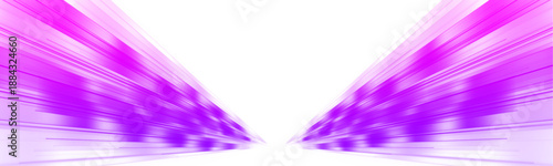 Gradient pink purple motion track shines with dreamy acceleration and luminous energy waves. PNG