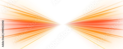 Warm orange speed track radiates glowing energy waves with fast directional flow and vivid light texture. PNG