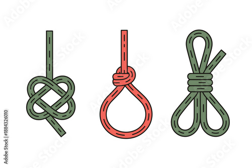Knots and Rope Ties Illustration