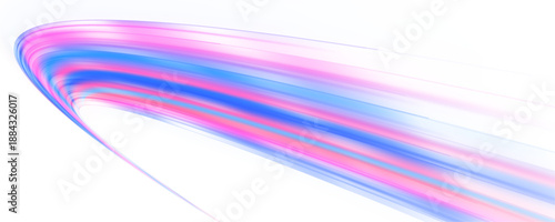 Soft pink blue speed track with luminous gradients. PNG