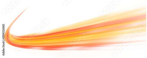 Red light speed track pulses with sharp luminous streaks. PNG