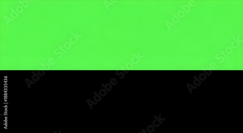Vibrant lime green and deep black abstract background with a stark horizontal division creating a striking geometric color block design perfect for contemporary digital concepts