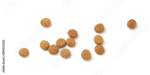 Wallpaper Mural Dry pet food isolated on a white background Torontodigital.ca