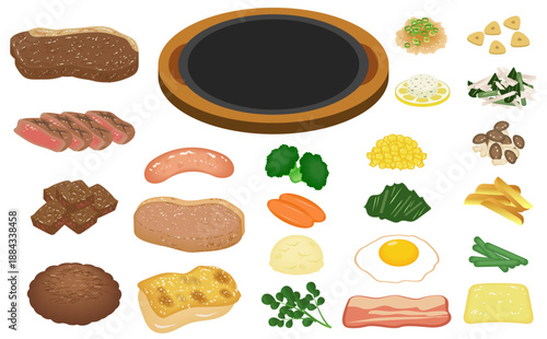 ステーキカスタムイラスト