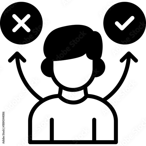 Decision Making mixed icon