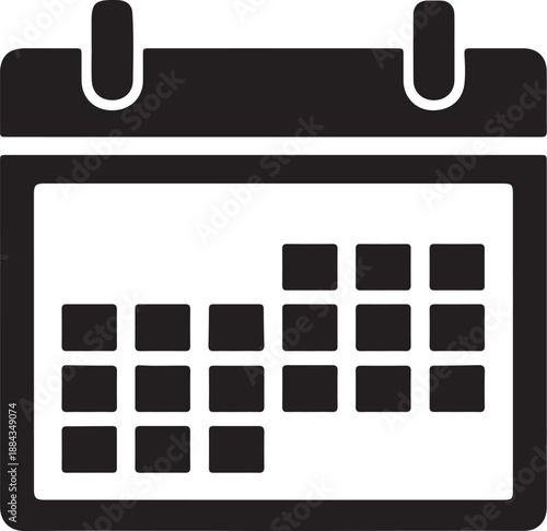 calendar icon set