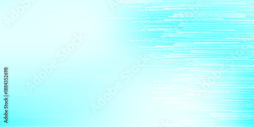 Abstract turquoise and light blue textured background created with horizontal brush strokes and distressed paint effects.