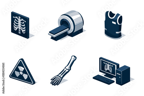 Medical Imaging Equipment Icons