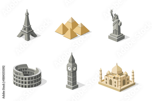 Famous World Landmarks Collection