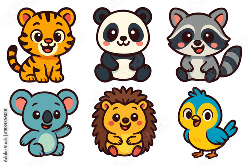 Cute Cartoon Animals Collection