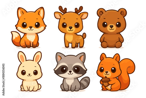Cute Forest Animals Collection