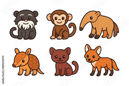 Cute Cartoon Animals Collection