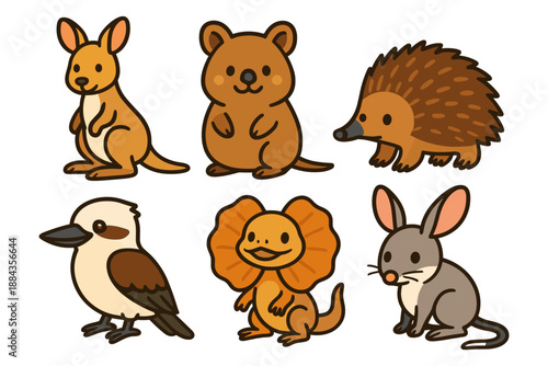 Cute Australian Animals Collection