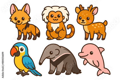 Cute Cartoon Animals Collection