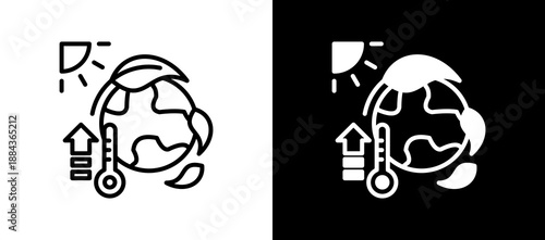 Climate Change linemixed icon