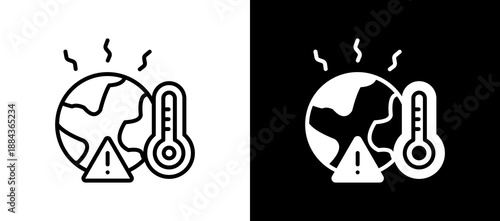 Global Warming linemixed icon