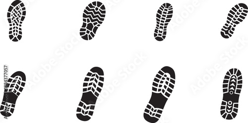 Boot and Shoe Sole Footprints – Tread Mark Icons
