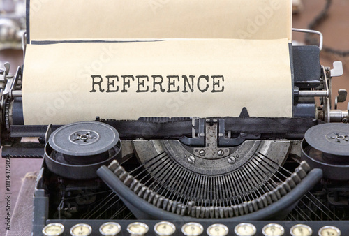Foto References or reference symbol