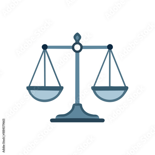 Aesthetic Scales of Justice Depicting Fairness in Legal Proceedings, Symbolizing Law and Ethical Judgement