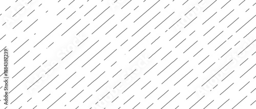 Slash dashed line diagonal line background, bg. Black and white tilted slanted strip backdrop. Simple grid, striped texture. 