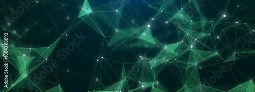 Global network connections. Abstract neural networks cyberspace. Futuristic grid artificial intelligence. Technology cyber dynamic. 3D rendering.