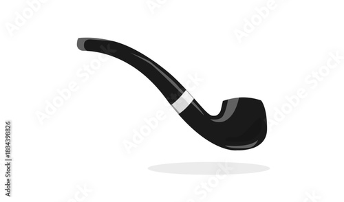  smoking pipe vector design on white background