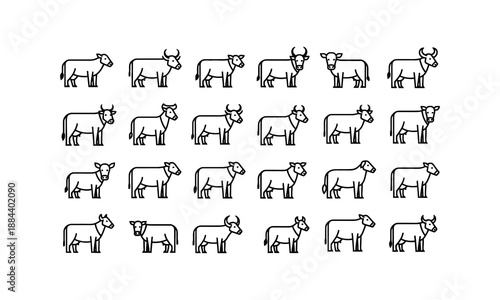 Seamless vector pattern illustration featuring a set of funny cartoon animal characters like a cat dog sheep and cow designed as cute icons for baby nature wallpaper or kid art texture