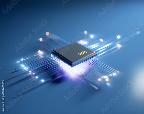 fiber optics background with lots light spots