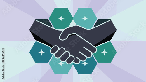 Handshake symbolizing collaboration