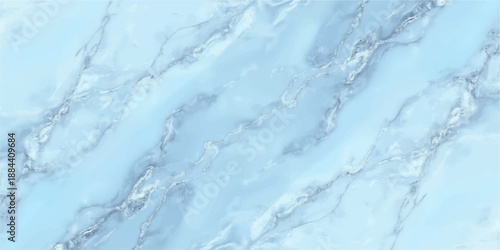 Abstract blue water splash texture on clean cold blue background