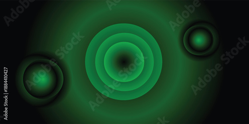 Green starburst explosion border frame with a black copy space centre