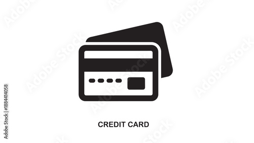 Stack of credit cards with text ideal for design on transparent background silhouette