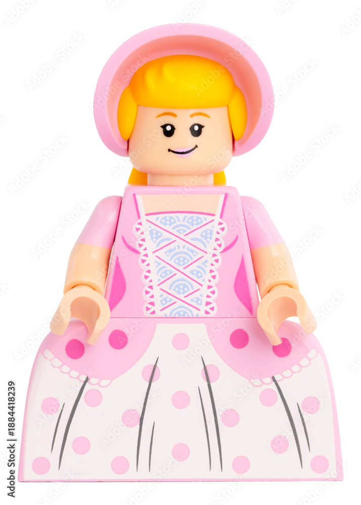 Obraz premium Dortmund - Deutschland 21. Januar 2026 Lego Minifigure Porzellinchen