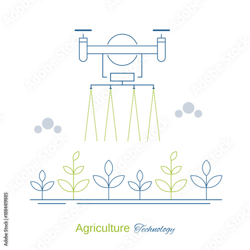 Agricultural Drone Precision Farming Technology