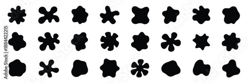 Abstract organic blob shapes vector collection, high ranking fluid silhouettes for first class modern backgrounds, posters, ui layouts, branding visuals, and professional creative design use.