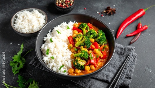 Veganes Curry mit Kokosmilch
