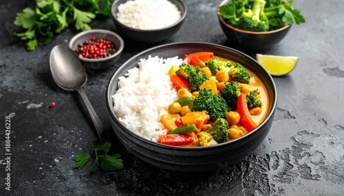 Veganes Curry mit Kokosmilch