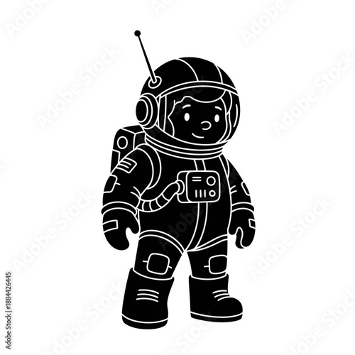 Cute Astronaut Cartoon Character