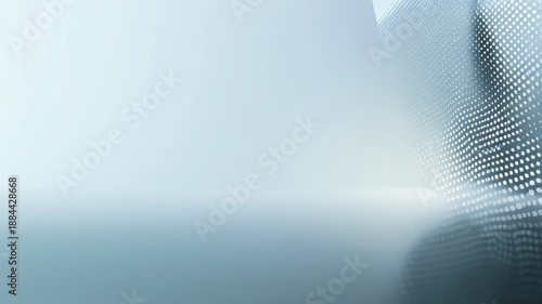 Minimal ice blue halftone wave background with clean text copy space