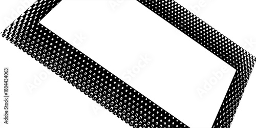 Stencil rectangular frame made with graffiti spray. Airbrush border on wall. Paint texture with drips. Grunge vector illustration.eps,10