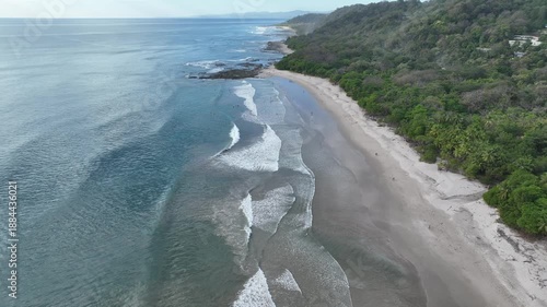 Aerial View of malpais and santa Teresa in the Nicoya Peninsula, Costa Rica