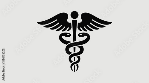 Symbol of medicine and healing isolated on white background, Vector, illustration