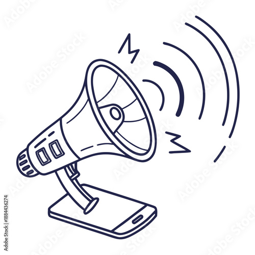 Webhook Triggered Icon - Minimalist Vector White