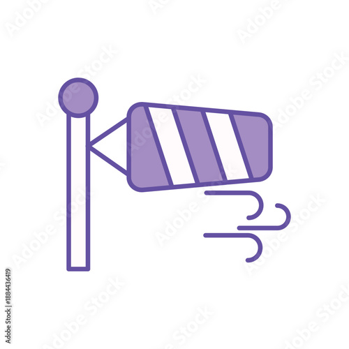 Partly Cloudy icon clean and modern vector illustration